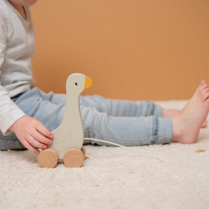 Image du produit Little Dutch Animal en bois à tirer Petite oie