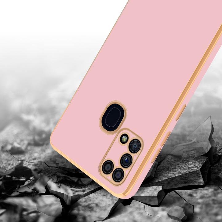 Image du produit Cadorabo Housse pour Samsung Galaxy M31 en TPU avec protection pour appareil photo style LM130 (Samsung Galaxy M31)