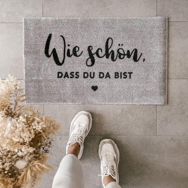 Produktbild Eulenschnitt Waschbare Fussmatte Wie schön - von (75 x 45 cm)
