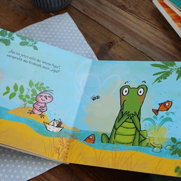 Actual product image Das Krokodil pupst viel zu viel (German, Susanne weber, 2024)