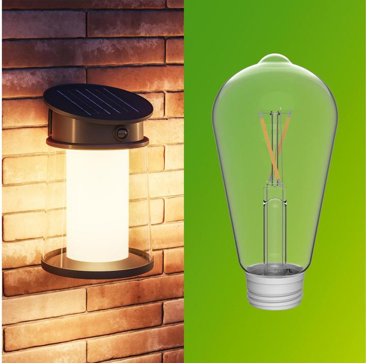 Produktbild Philips Lighting Juda 929004633201 Solar-Aussenwandleuchte 3.2 W Warmweiss Schwa (470 lm, IP44)