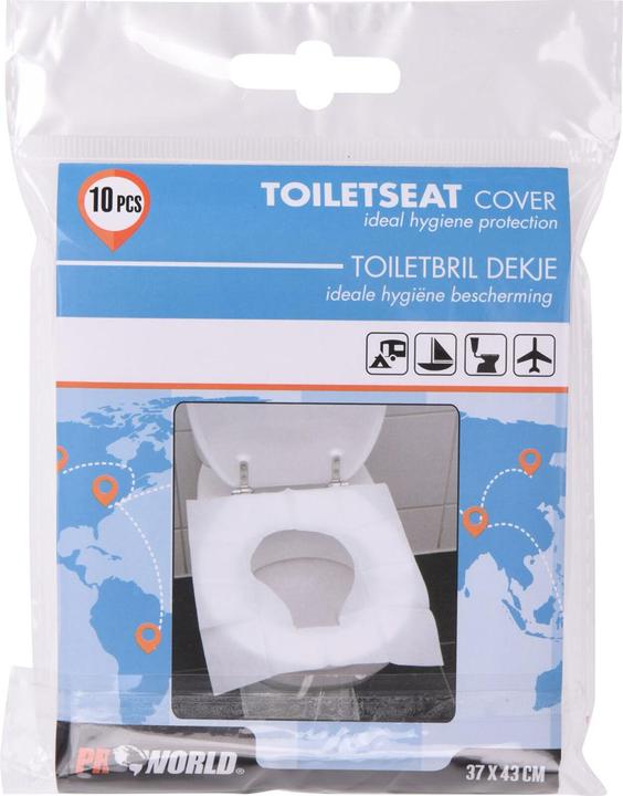 Produktbild ProWorld Einweg Toilettensitzauflagen, 10 Stk (10 x)