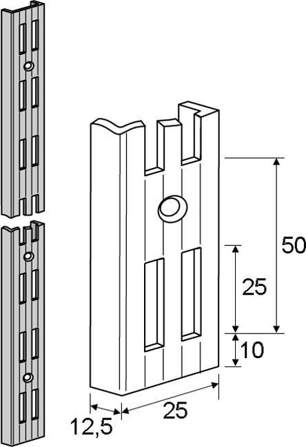 Actual product image Element-System Wall rail