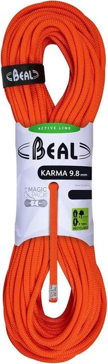 Beal Kletterseil 9,8mm Karma 80 m Orange Einfachseil (80 m)