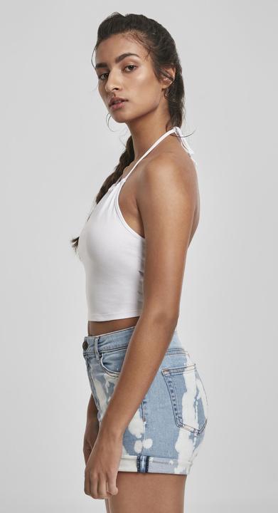 Produktbild Urban Classics Ladies Cropped Neckholder Top 2-Pack (XS)