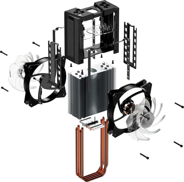 Actual product image Cooler Master MasterAir MA410M (165 mm)