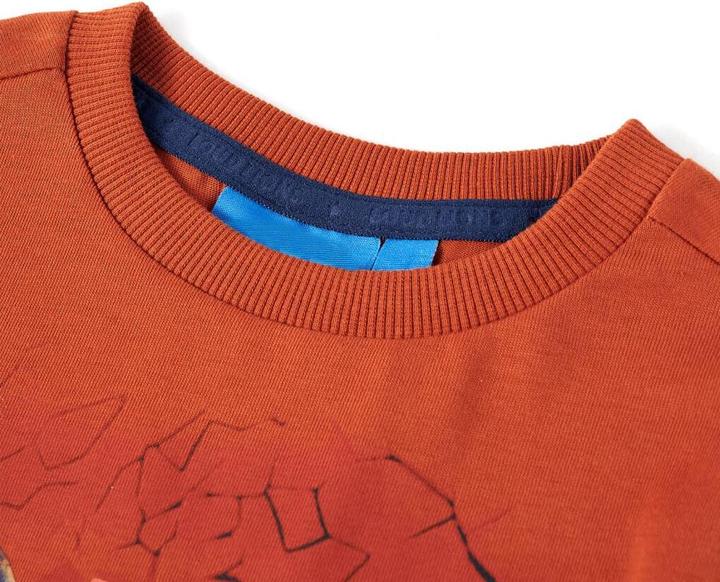 Produktbild VidaXL Kinder-Langarmshirt Rostbraun 92,Material: 100 (92)
