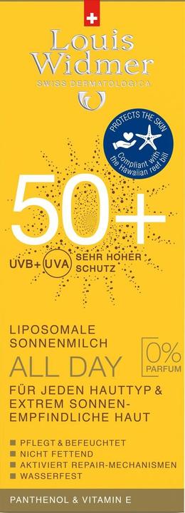 Produktbild Louis Widmer All Day (Sonnencreme, SPF 50+, 100 ml, 136 g)