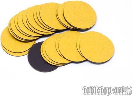 Produktbild Tabletop-Art Base Magnetfolien 30 mm Rund 25 Stück (Metall)