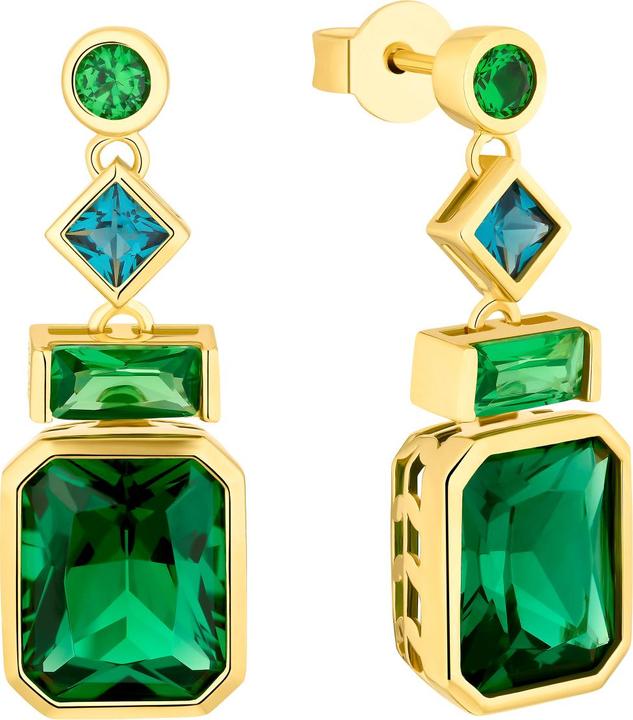 Immagine prodotto S.Oliver Gioielli per orecchie da donna, argento 925, zirconi sintetici. (Argento 925)