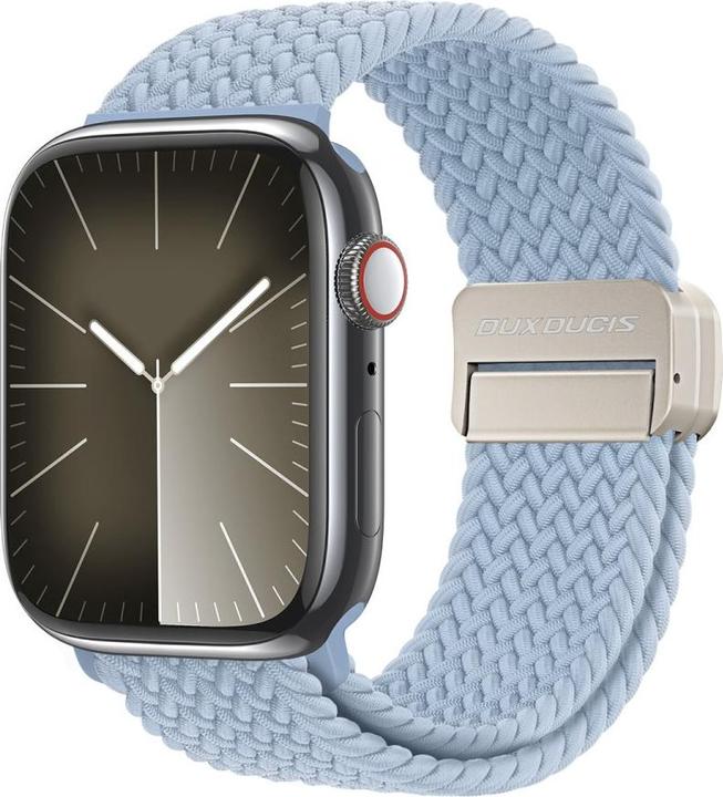 Dux Ducis Mixture Pro Bracelet Apple Watch 42mm/44mm/45mm/49mm - Bleu clair (45 mm, 44 mm, 42 mm, 49 mm, Nylon, Apple Watch Ultra, Apple Watch SE (2022/2023), Apple Watch Series 9, Apple Watch Series 7, Apple Watch Series 8, Apple Watch SE, Apple Watch Series 4, Apple Watch Series 6, Apple Watch Ultra 2, Apple Watch Series 5)