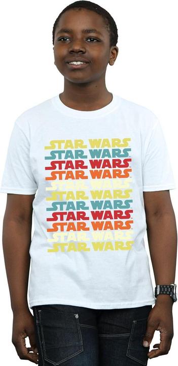 Image du produit Star Wars - T-shirt RETRO REPEAT LOGO - Garçon (116)