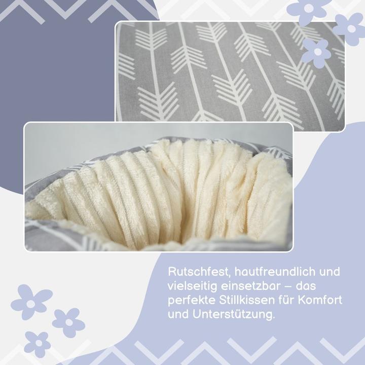 Image du produit Hermex Baby-Stillkissen Lagerungskissen Arm-Stützkissen Lagerungsrolle Entlastungspolster (26.50 cm)