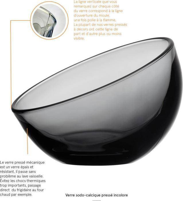 Actual product image La Rochère Coupe à glace Bubble Anthracite (12 cm, 0.13 l)