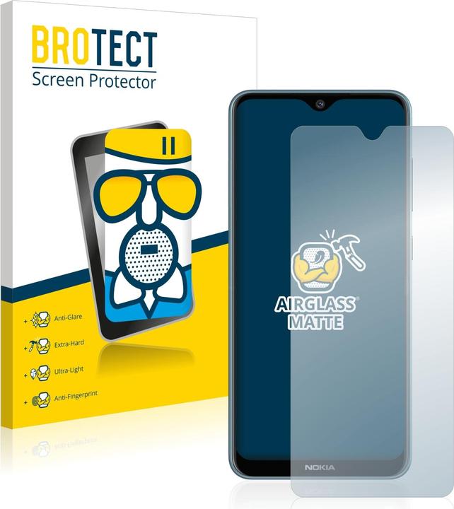 Actual product image BROTECT AirGlass Matt bulletproof glass film (1 Piece, Nokia 6.2)