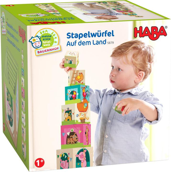 Produktbild Haba Stapelwürfel Auf dem Land