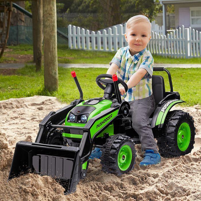 Actual product image Swisshandel24 Children's electric excavator sit-on excavator for children ride-on excavator off-road tractor