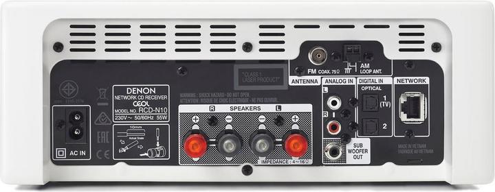 Produktbild Denon CEOL N10 (Spotify Connect, Multiroom, Airplay, Bluetooth, WLAN, CD Player, 2x 65 W)