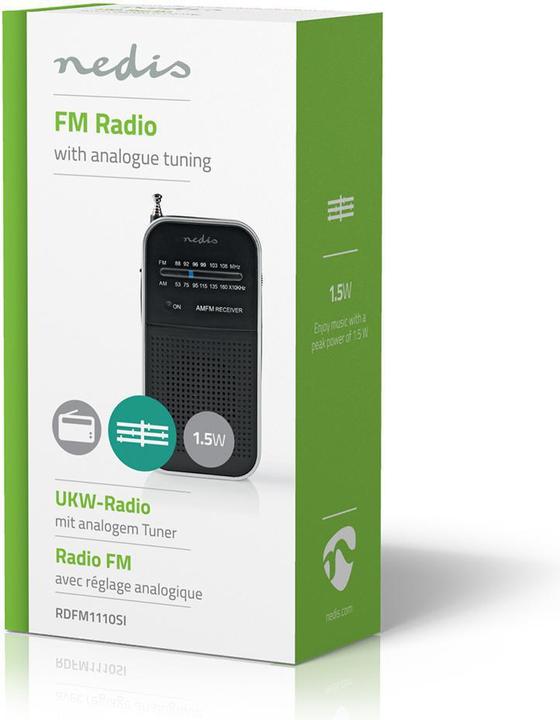Image du produit Nedis RDFM1110SI (AM, FM)
