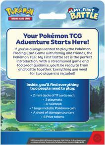 Productafbeelding Pokémon TCG: My First Battle - Charmander Squirtle (Engels, Box Set & Verzameling)