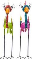 IKO Metall Vogel bunt stehend h=64cm b=34cm, 2-fach so