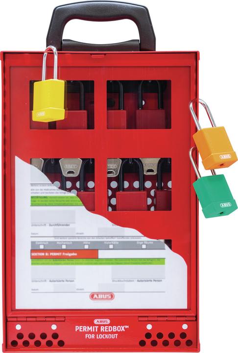 Produktbild Abus LoTo B810 Permit Redbox + Wandhalter