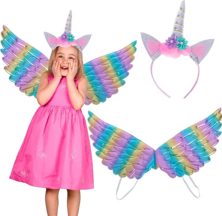 Immagine prodotto Ikonka Cerchietto per costume da ala di unicorno
