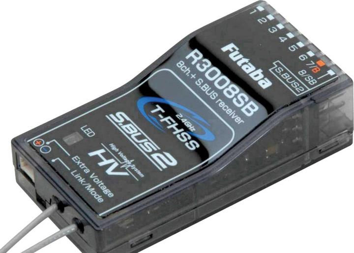 Produktbild Futaba T6K V3S 2.4GHz T-FHSS+R3008SB Mode 1 8-Kanal mit Telemetrie