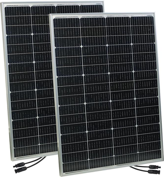 Produktbild Revolt 4er-Set mobile monokristalline Solarpanele (150 W)