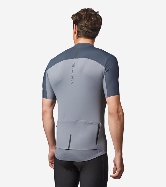 Produktbild Van rysel Rennrad Fahrradtrikot Sommer kurzarm Herren Slimfit Endurance 2 grau (XXL)