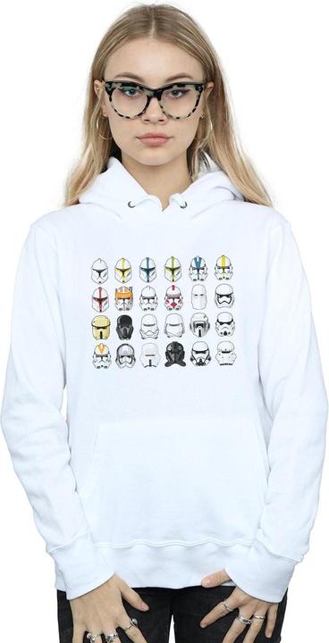Actual product image Star Wars Womens/Ladies Trooper Helmets Hoodie (XL)