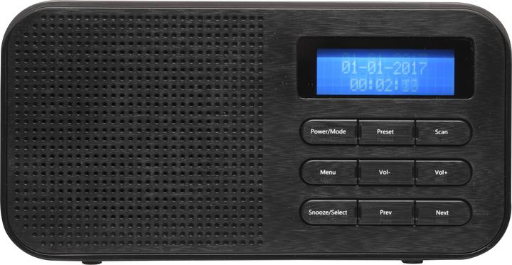 Produktbild Denver DAB-42 Radioempfänger, tragbar, digital, Schwarz (DAB+)