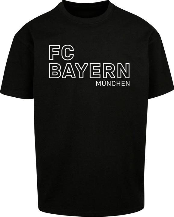 Produktbild FC Bayern München Logo Vertical Heavy Oversized Tee - 115359 (L)