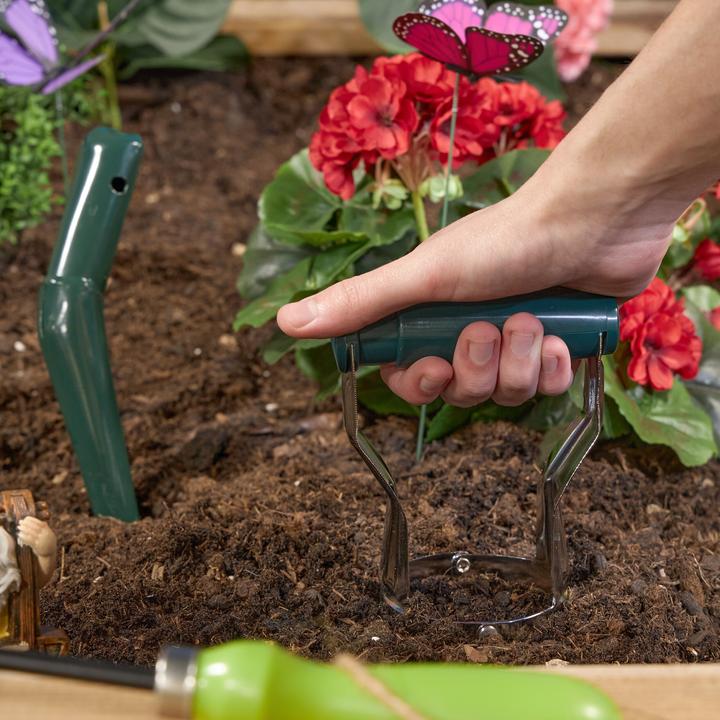 Actual product image Relaxdays 2-piece flower bulb planter set