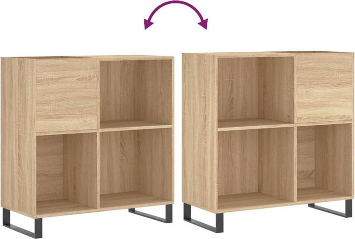 Produktbild VidaXL Plattenschrank Sonoma-Eiche 84,5x38x89 cm Holzwerkstoff