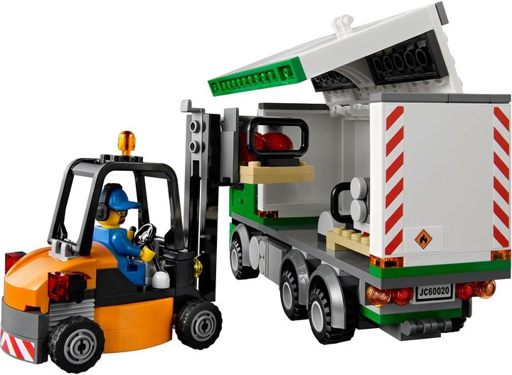 Produktbild LEGO City LKW mit Gabelstapler (60020, LEGO City)