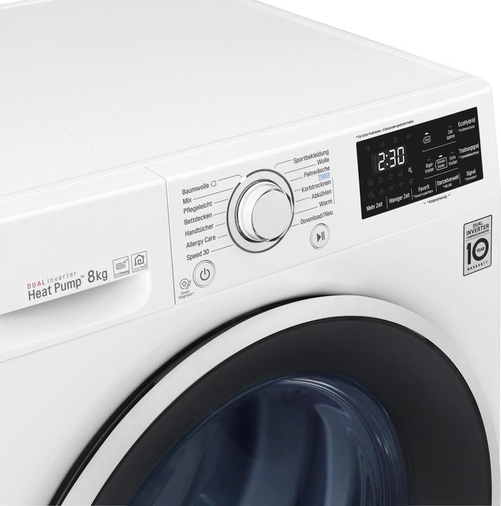 Actual product image LG RT8DIH1Q (8 kg, Right, Changeable)