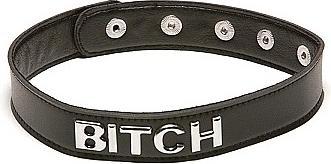 Actual product image Allure X-Play "bitch" collar