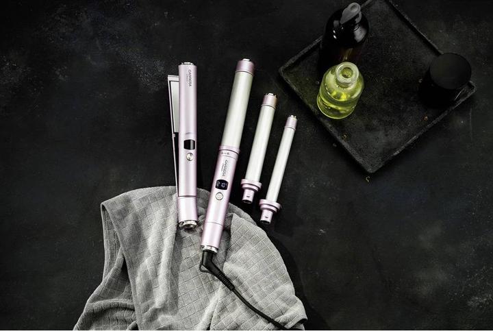 Immagine prodotto Carrera Set classico di piastra e arricciacapelli 3in1, rosa chiaro (Piastra per capelli)