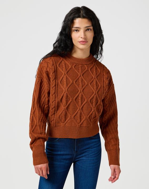 Wrangler Pullover Cable Knit Sweater (S)