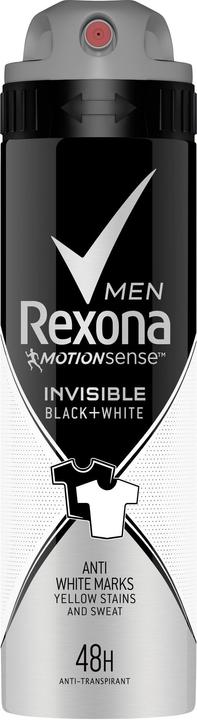 Image du produit Rexona Invisible Black & White (Spray, 150 ml)