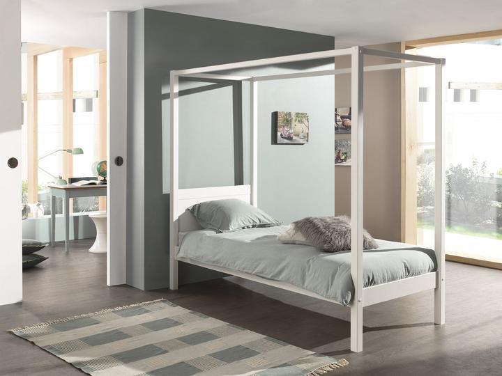 Immagine prodotto Vipack Letto a baldacchino Pino 90 incl. baldacchino (90 x 200 cm)
