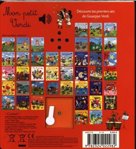 Immagine prodotto Gründ éditions Mon petit Verdi (Francese, Cordier Séverine, Collet Emilie, 2019)