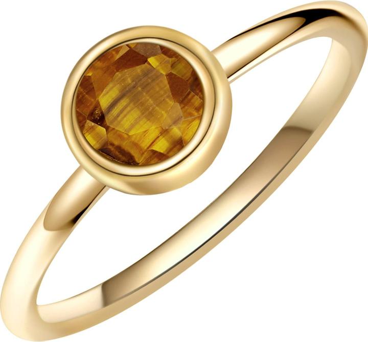 Immagine prodotto Glanzstücke München Donna in argento sterling occhio di tigre oro giallo - 28691 (56, 925 Argento)