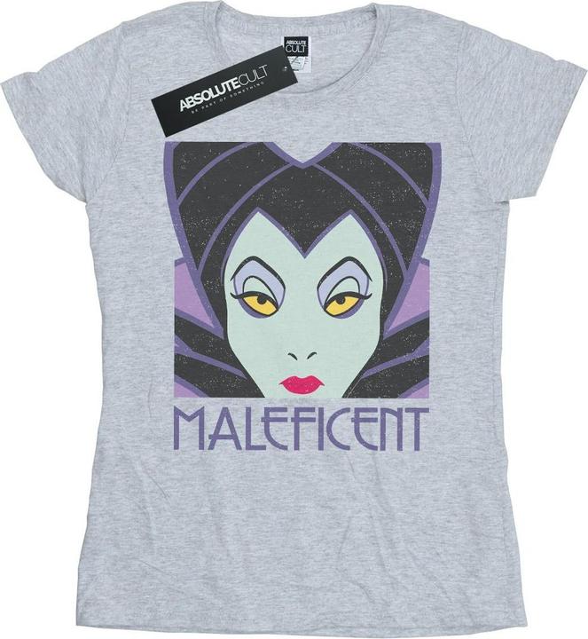 Disney Maleficent Cropped Head TShirt (S)