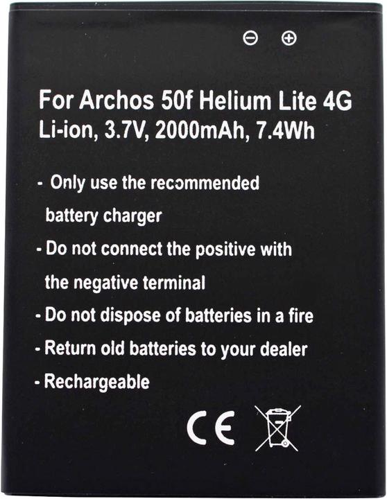 Actual product image AccuCell Akku für Archos AC50FHE Akku AC50FHELI Archos 50f Helium Lite 4G, GX395872