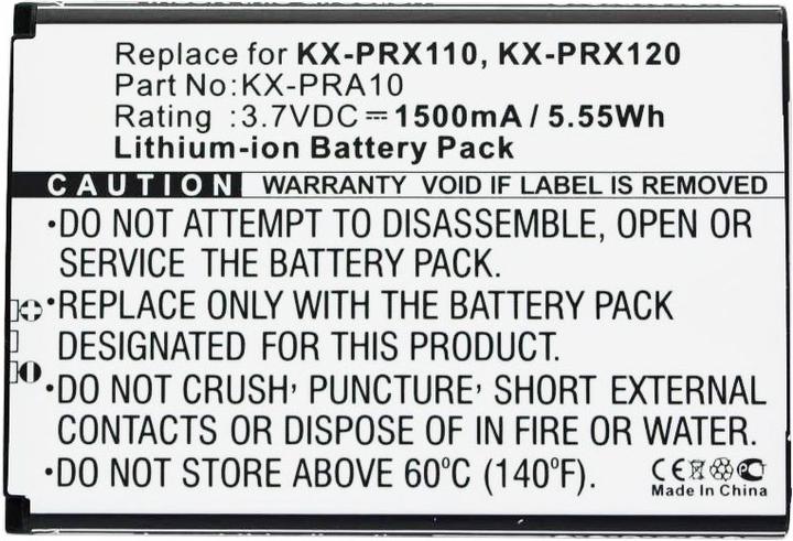 Produktbild Panasonic Akku KX-PRX110 Akku KX-PRX150, KX-PRA10, KX-PRA10EX, KX-PRX110, KX-PRX120, KX-PRX150