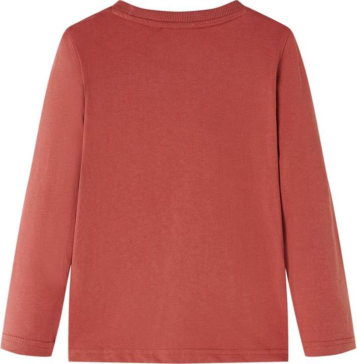 Actual product image VidaXL Children's long-sleeved shirt Henna 92,Material: 100 % cotton,colour (92)