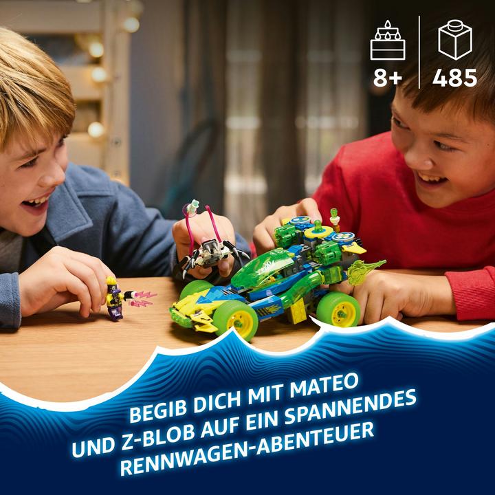 Produktbild LEGO Mateo mit dem Z-Blob Action-Rennwagen (71491, LEGO Dreamzzz)