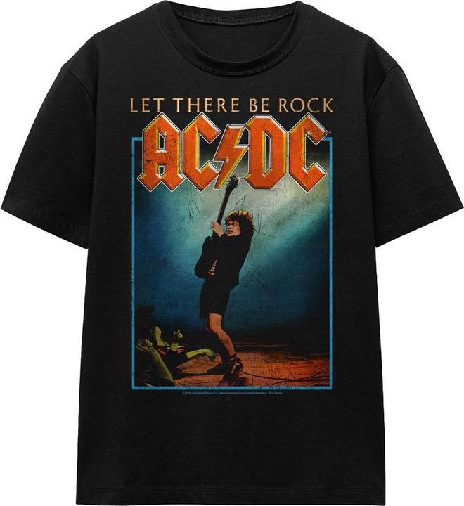 Actual product image AC/DC Unisex Adult Let There Be Rock T-Shirt (S)